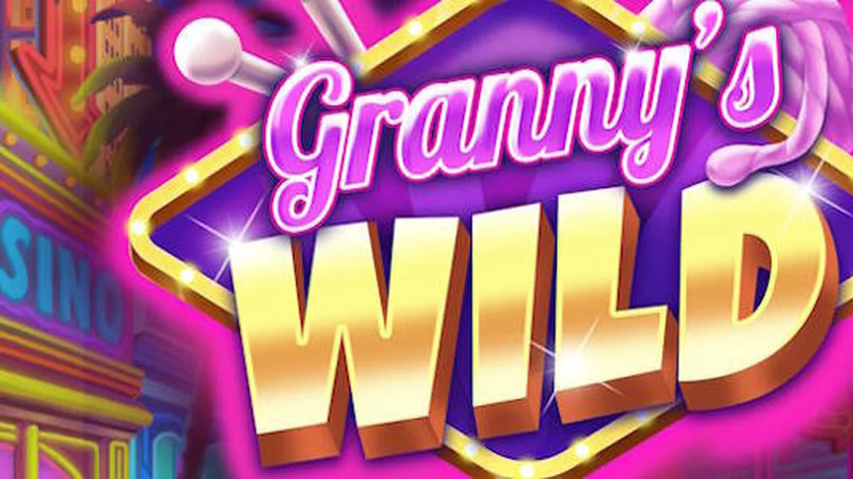 Granny em sua scooter turbo em um cenário colorido de slot